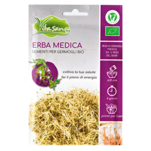 Semi Germogli Bio Edibili di Erba Medica - immagine 1