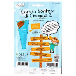 Semi Carota Nantese di Chioggia - Il Piccolo Giardiniere