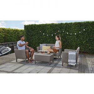 SET RATTAN SALEMO LOUNGE KETER
