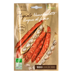 Semi BIO Fagiolo Nano Borlotto Lingua di Fuoco - Le biologiche - immagine 1